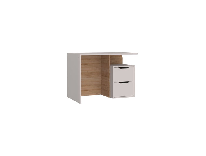 Hanah Home Escritorio de Estudio Crema y Roble